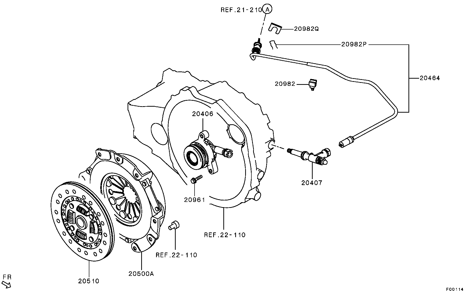 Диск сцепления для Мицубиси Аутлендер 2006-2009
