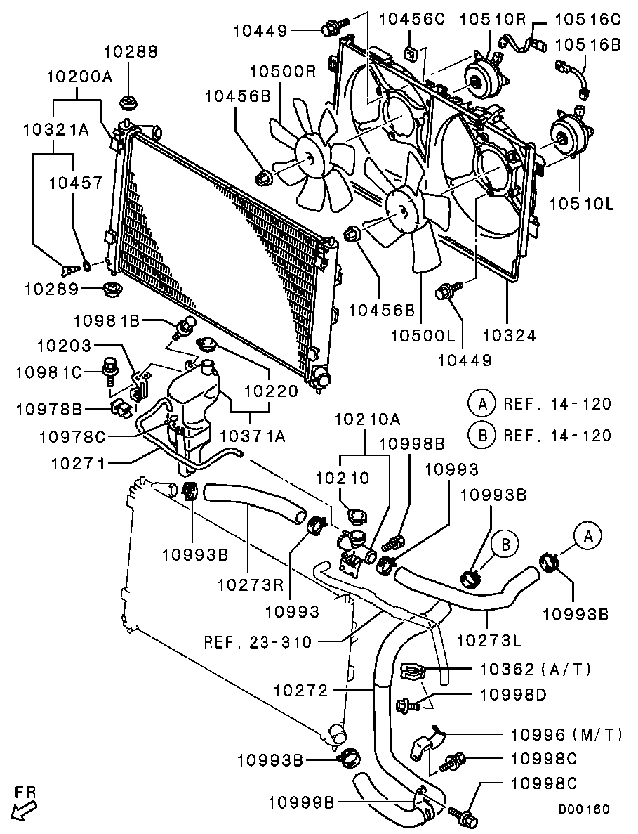 Мотор вентилятора двигателя для Мицубиси Аутлендер 2009-2013