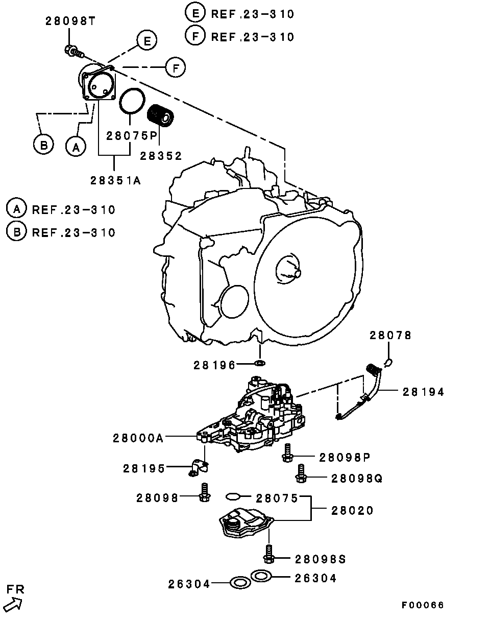 Гибро-блок АКПП для Мицубиси Аутлендер 2009-2013