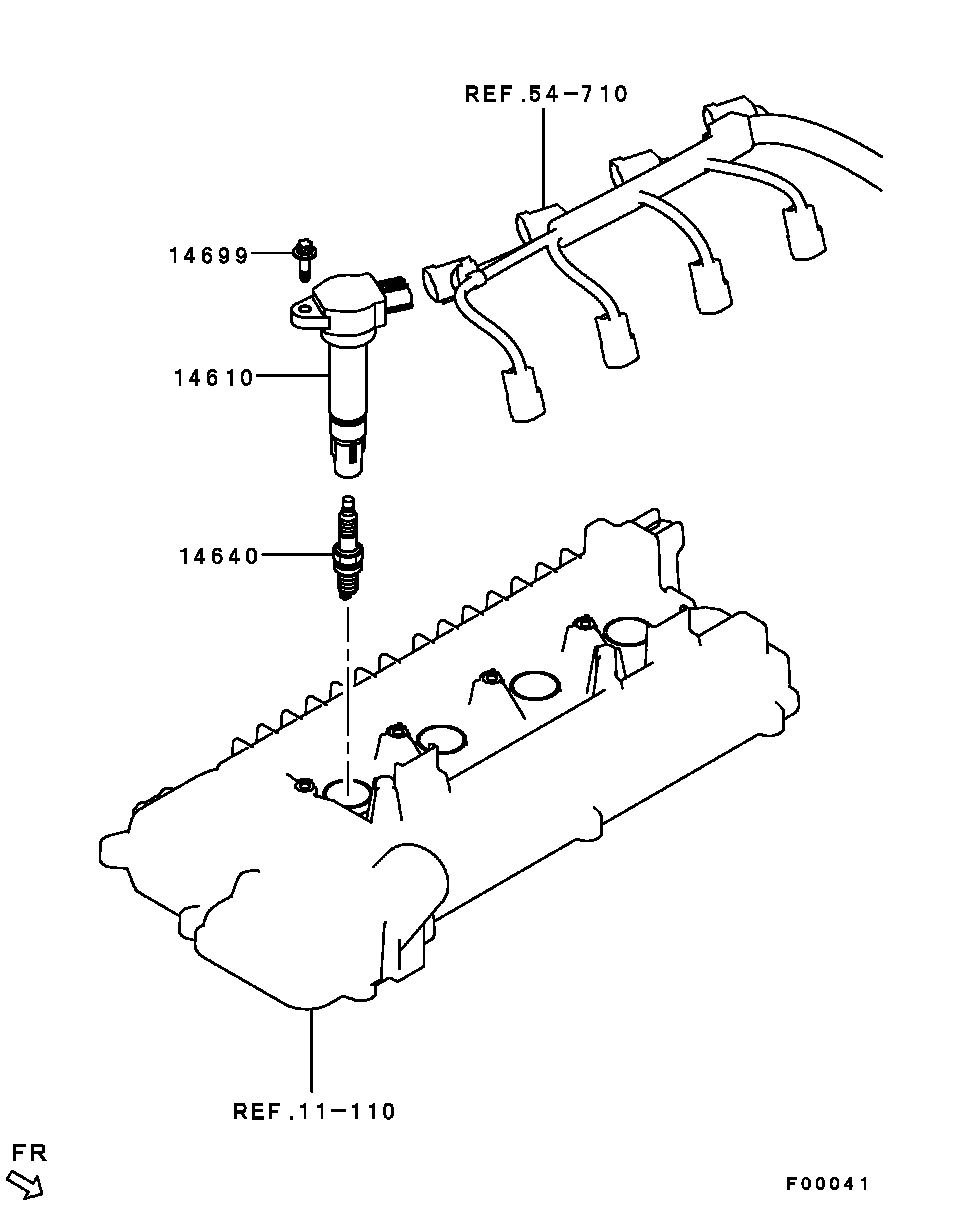 Катушка зажигания для Мицубиси ASX 2010-2013.