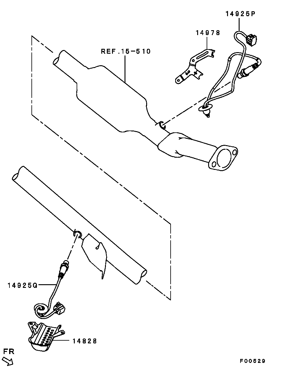 Датчик кислородный для Мицубиси ASX 2012-2016