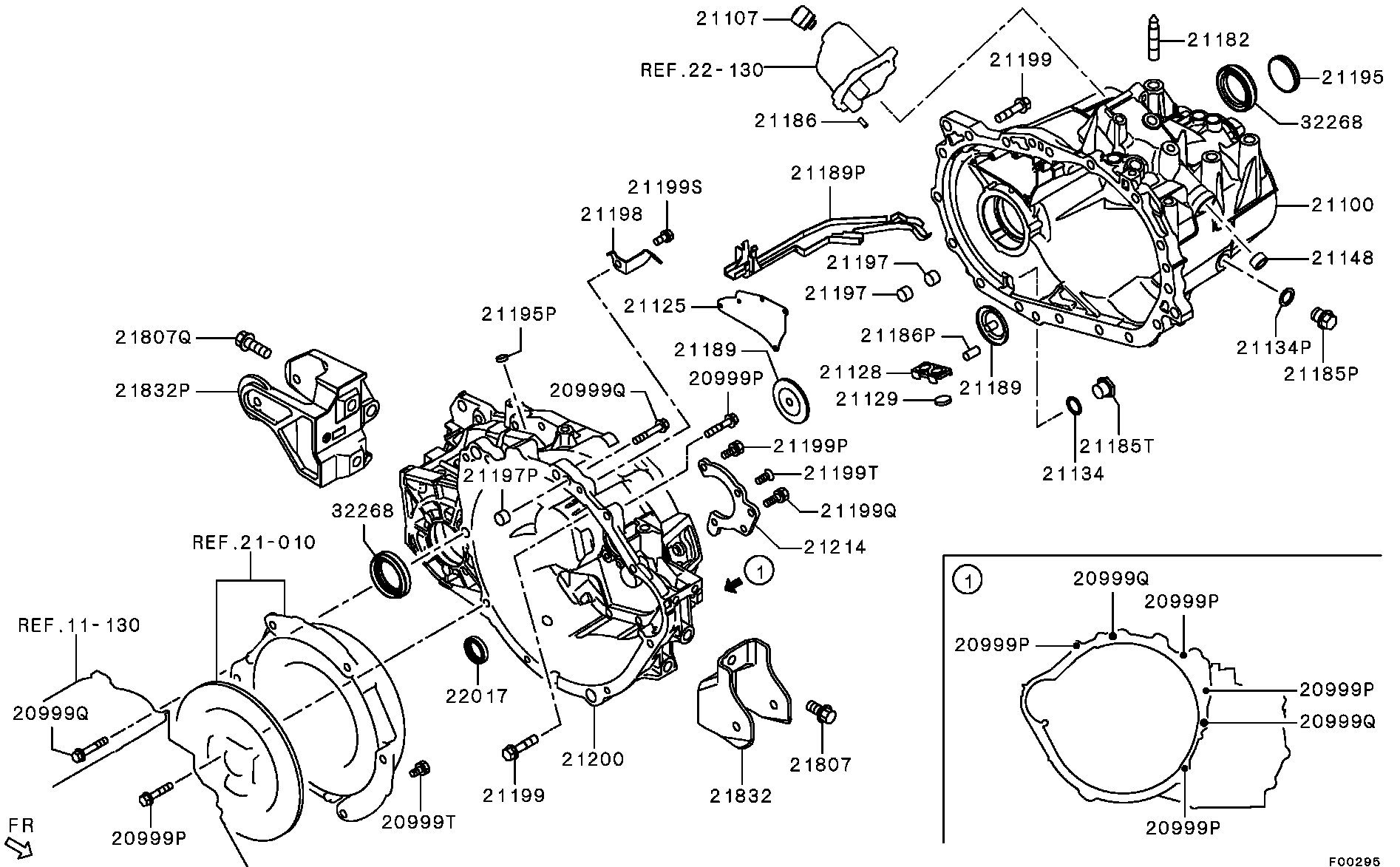 Корпус АКПП для Мицубиси ASX 2012-2016