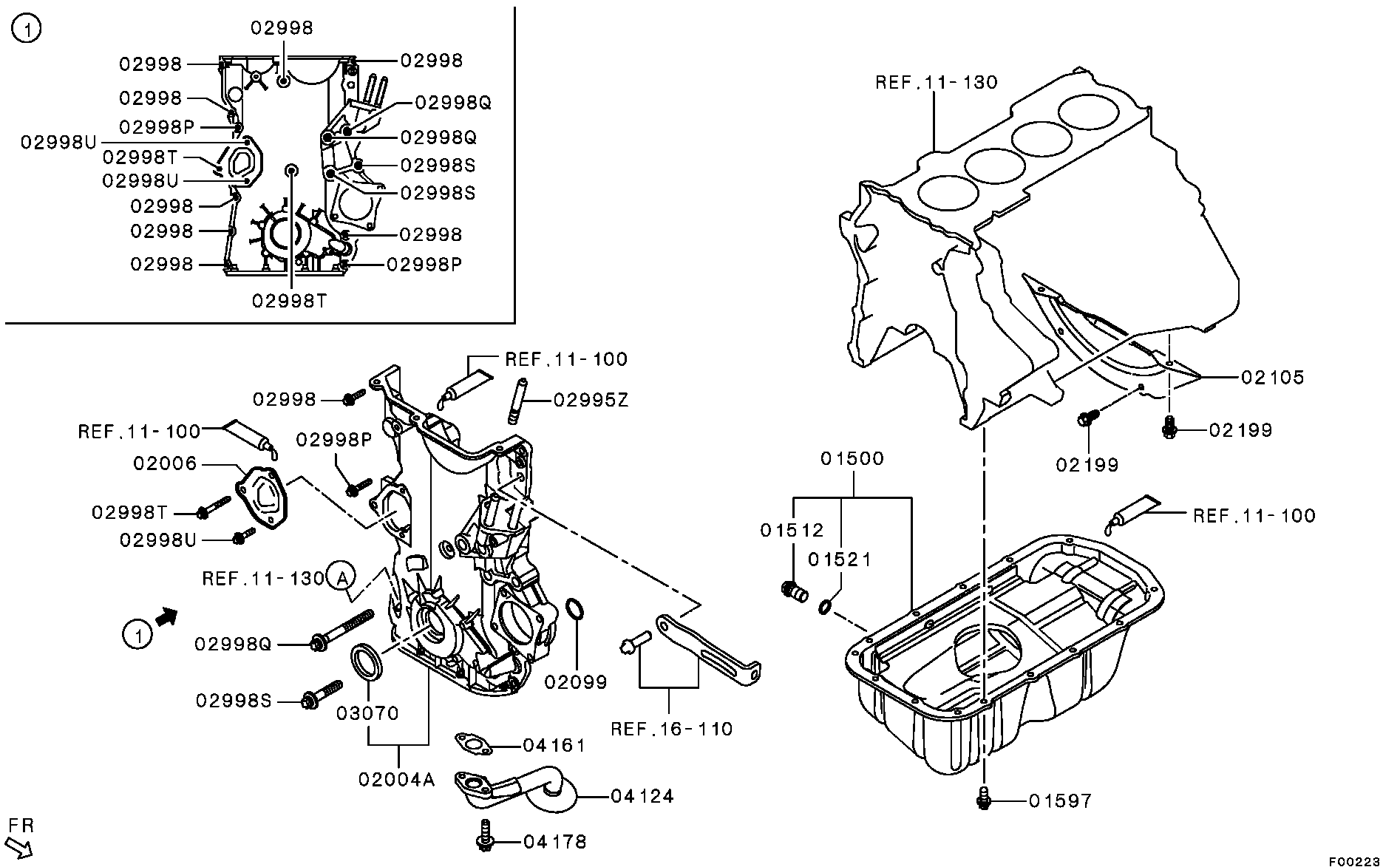 Поддон масляный для Мицубиси Паджеро Пинин 1998-2006