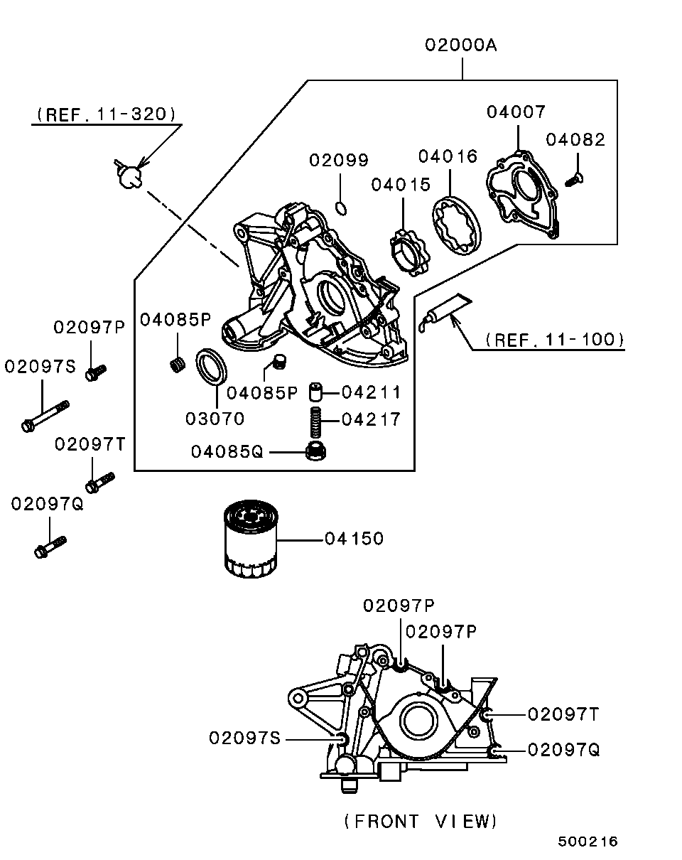 Масляный фильтр для Мицубиси Паджеро Пинин 1998-2006