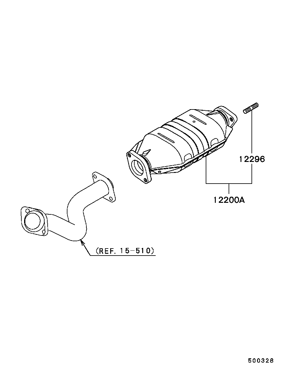 Катализатор для Мицубиси Паджеро Пинин 1998-2006