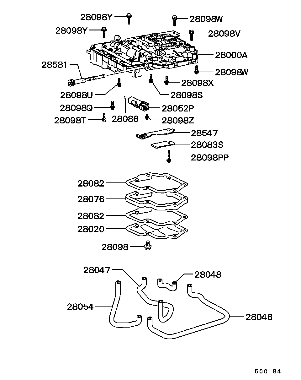 Гибро-блок АКПП для Мицубиси Паджеро Пинин 1998-2006