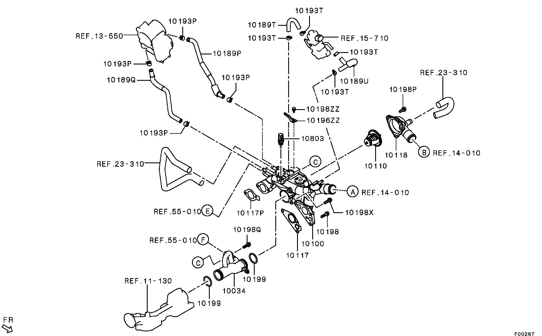 Термостат для Мицубиси Аутлендер 2012-2015