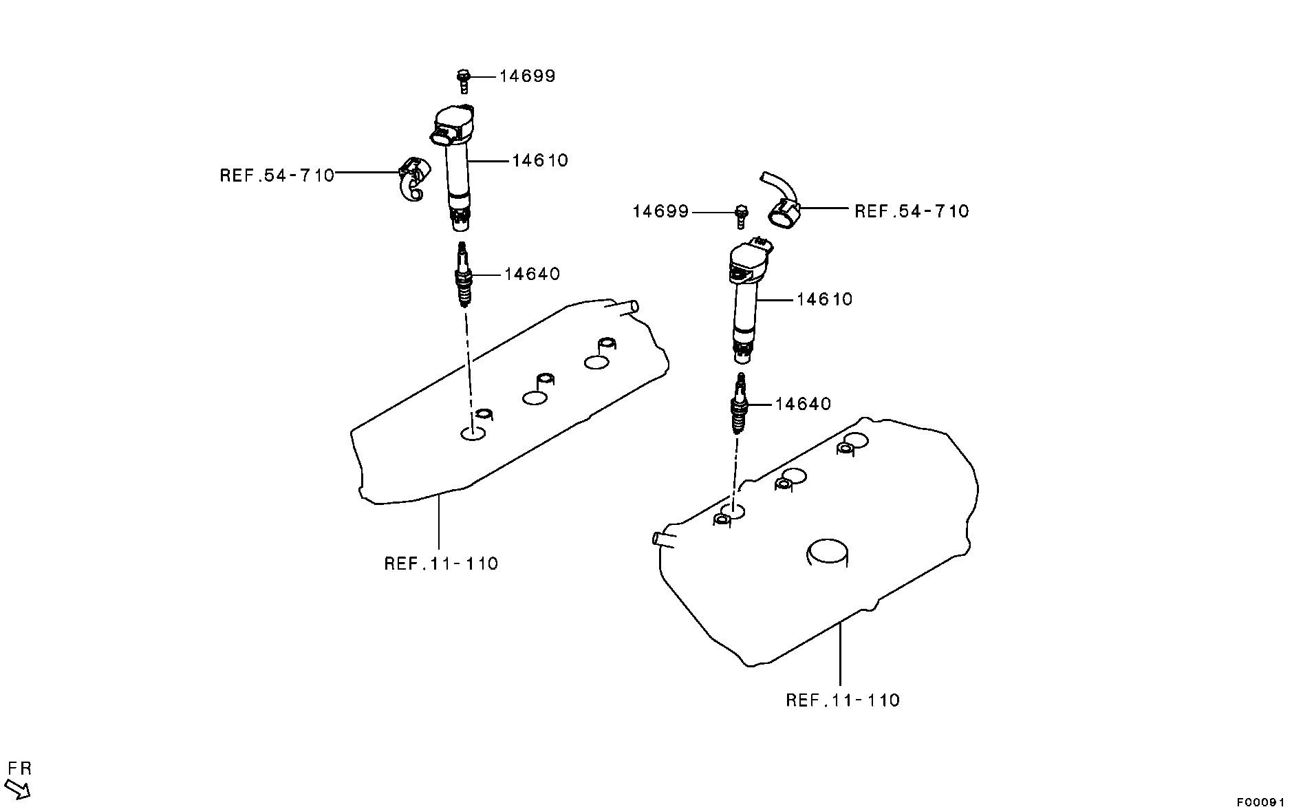 Катушка зажигания для Мицубиси Аутлендер 2012-2015