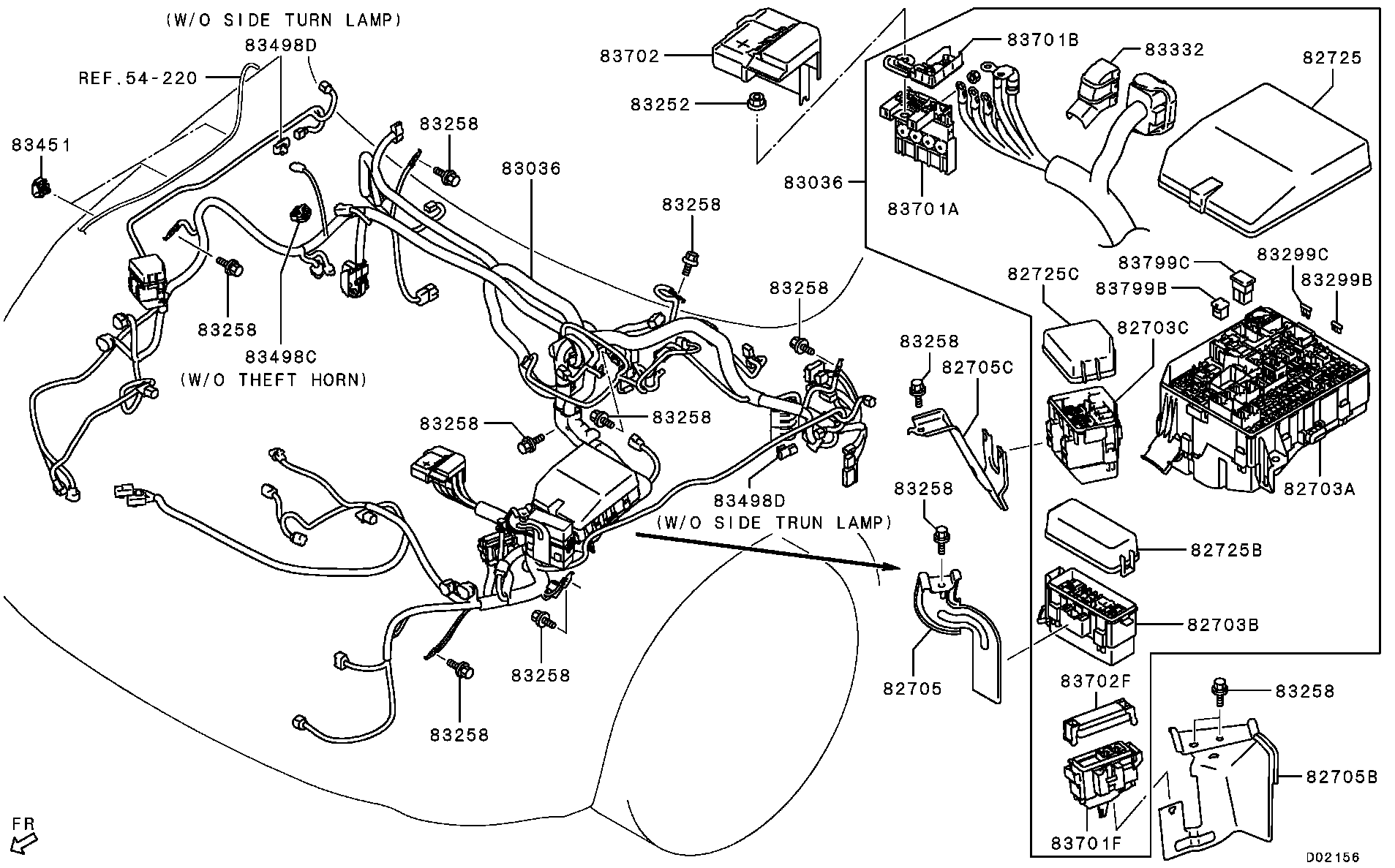Блок предохранителей для Мицубиси Аутлендер 2012-2015