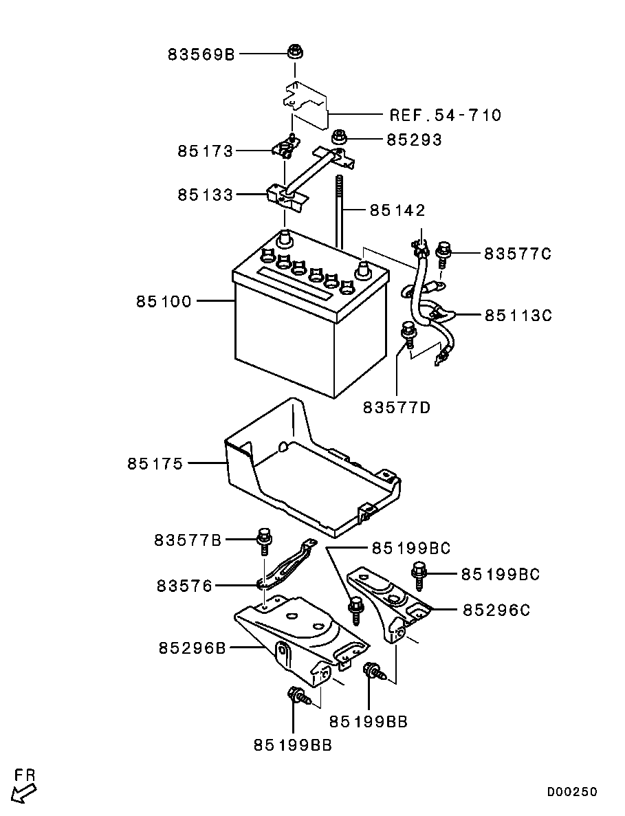 Аккумулятор для Мицубиси Аутлендер 2012-2015