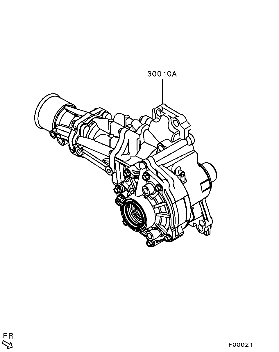 Раздаточная коробка для Мицубиси Аутлендер 2012-2015