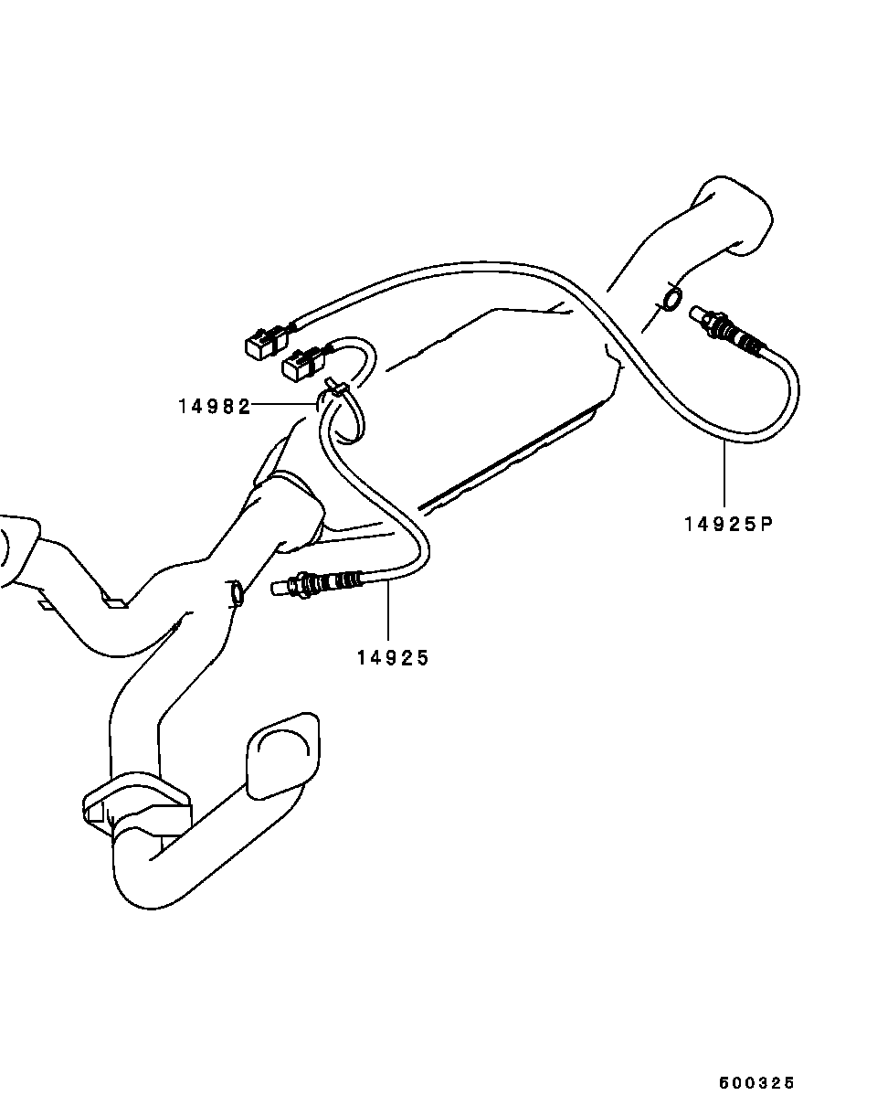 Лямбда зонд для Мицубиси Паджеро 1999-2006