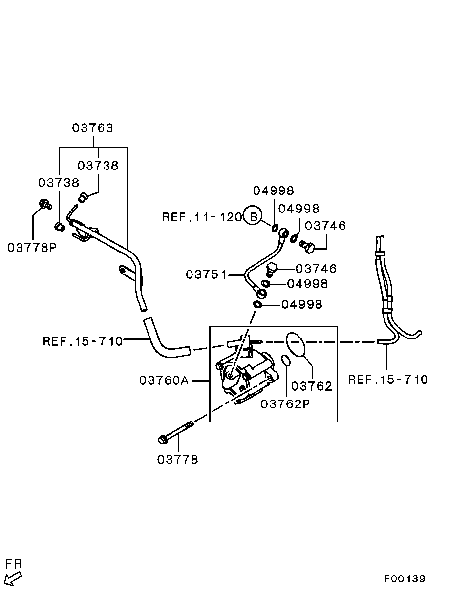 Вакуумный насос для Мицубиси Паджеро 2006-2011
