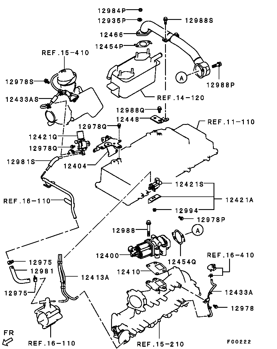 Клапан ЕГР для Мицубиси Паджеро 2006-2011