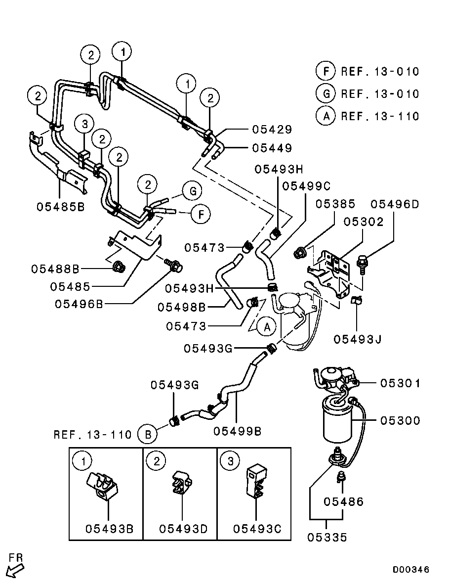 Фильтр топливный для Мицубиси Паджеро 2006-2011