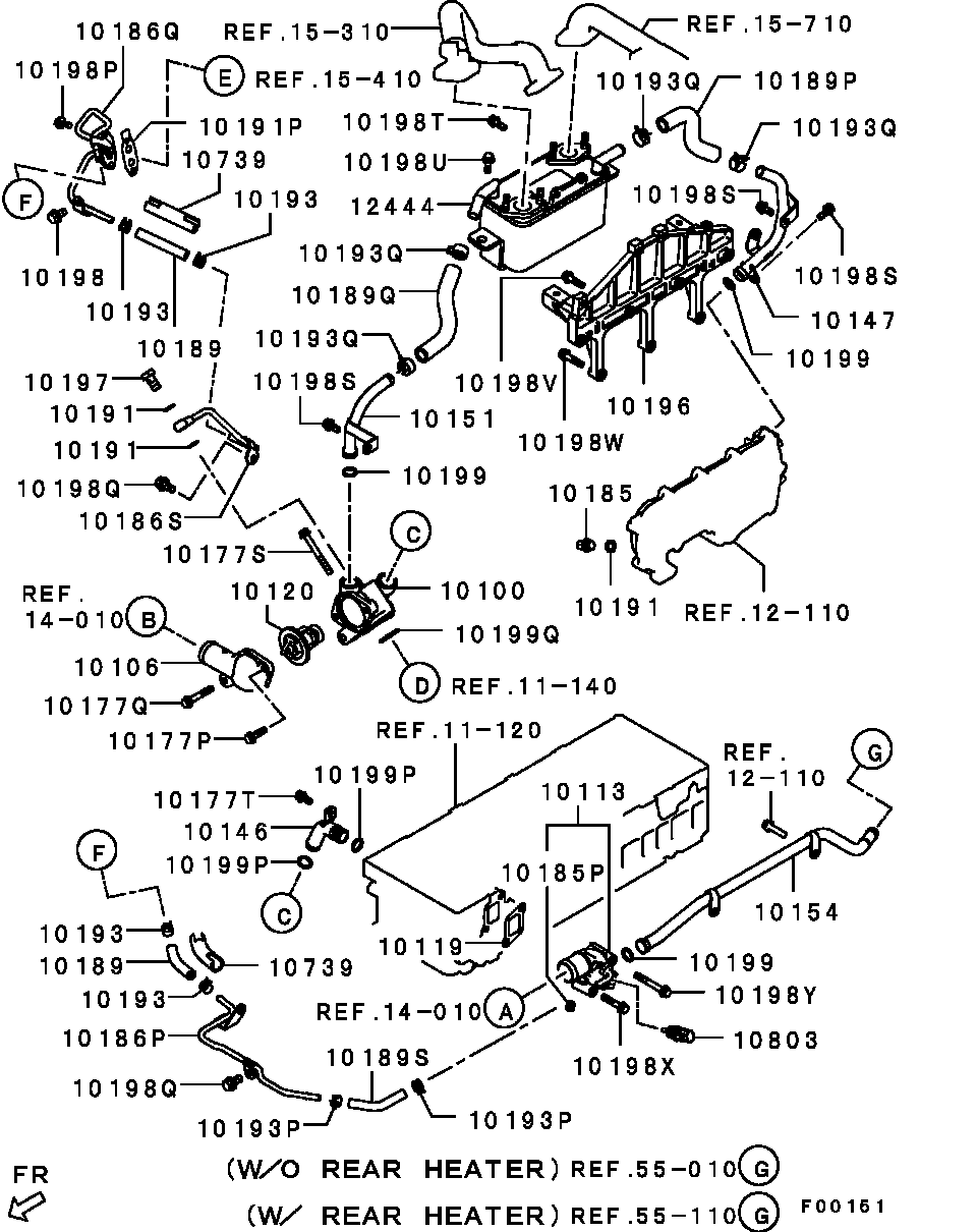 Термостат для Мицубиси Паджеро 2006-2011