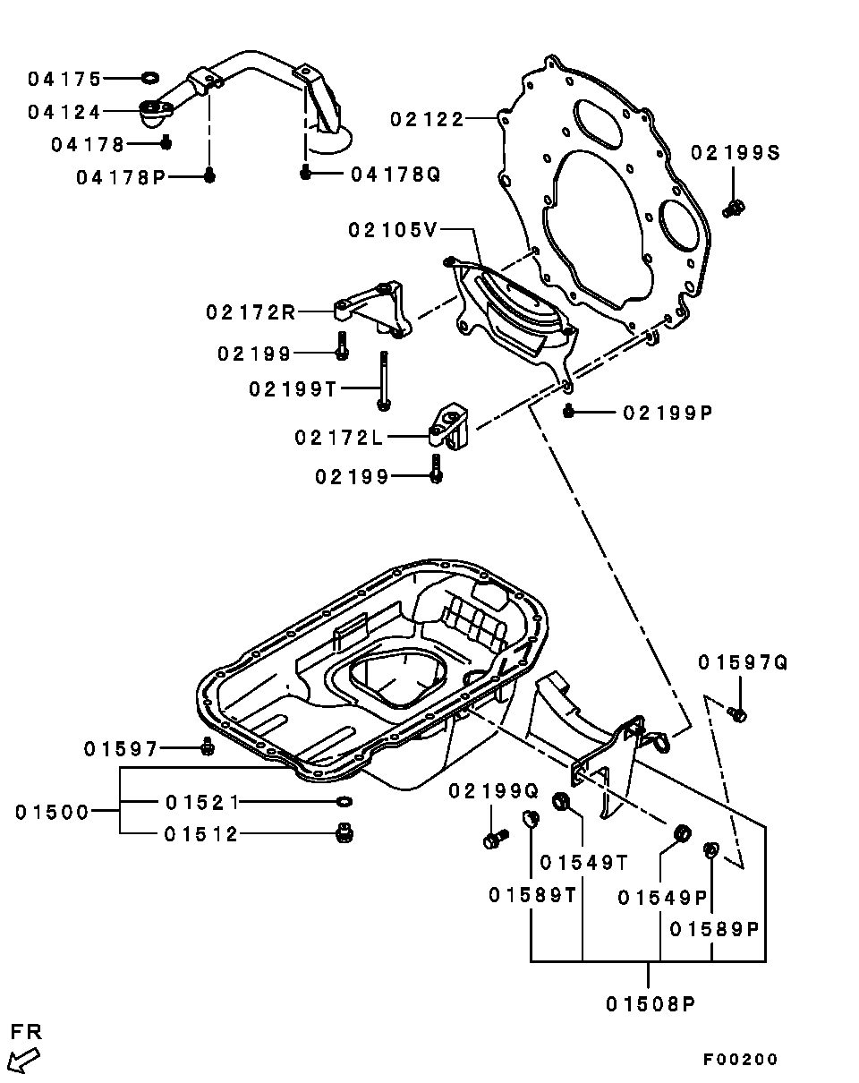 Поддон масляный для Мицубиси Паджеро 2011-2014