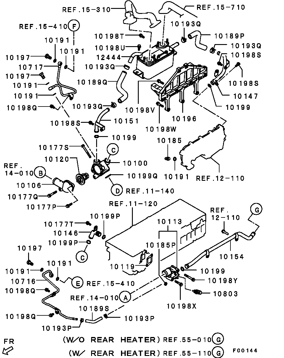Термостат для Мицубиси Паджеро 2011-2014
