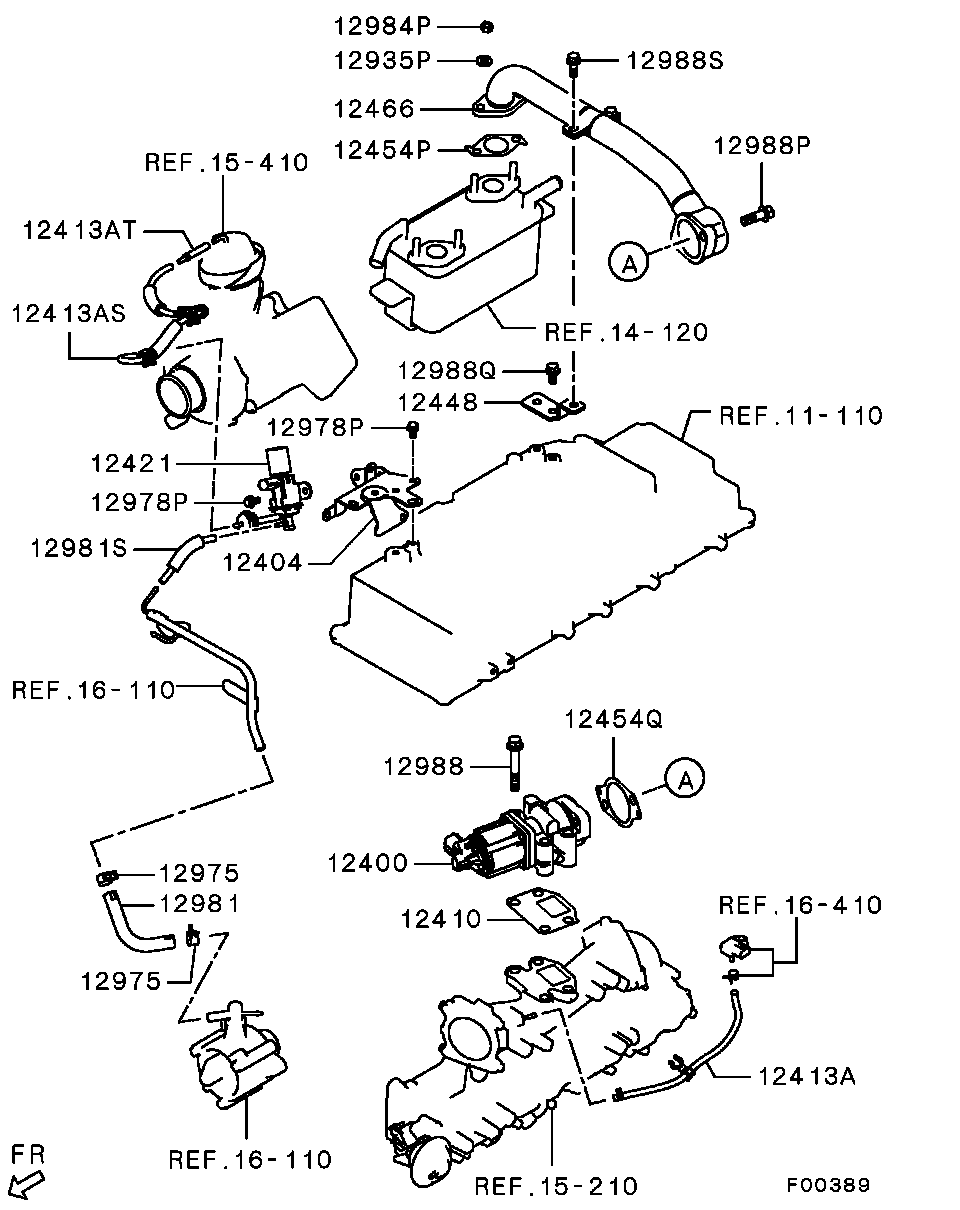 Электро-магнитный клапан для Мицубиси Паджеро 2011-2014
