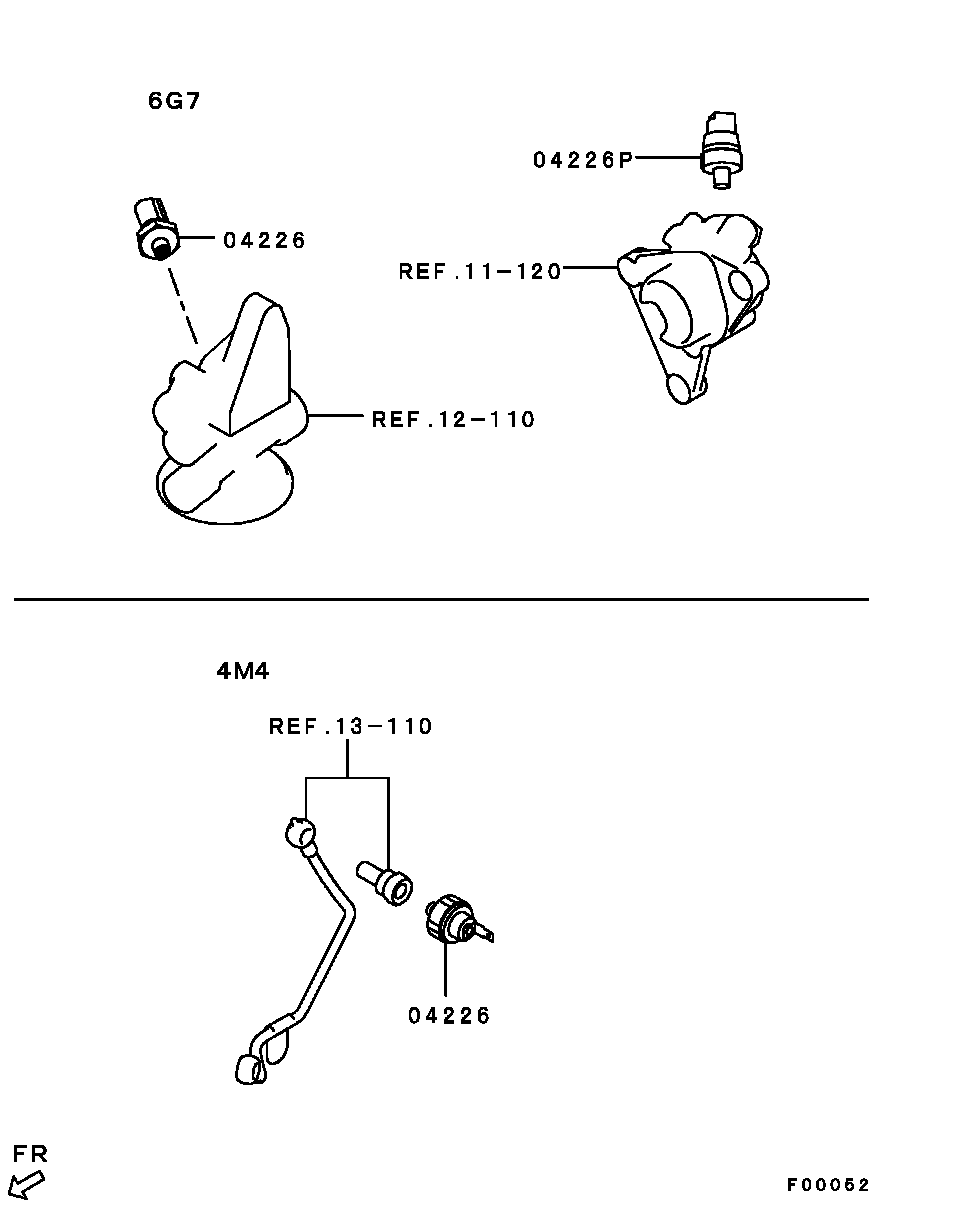 Датчик давления масла для Мицубиси Паджеро 2011-2014