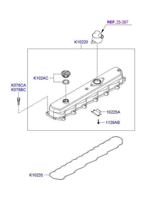 Крышка головки блока для Хендай HD 2000-2012