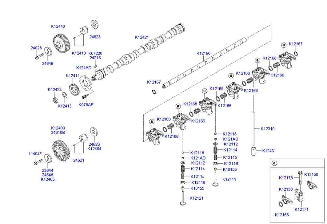 Шестерня распредвала  для Хендай HD 2000-2012