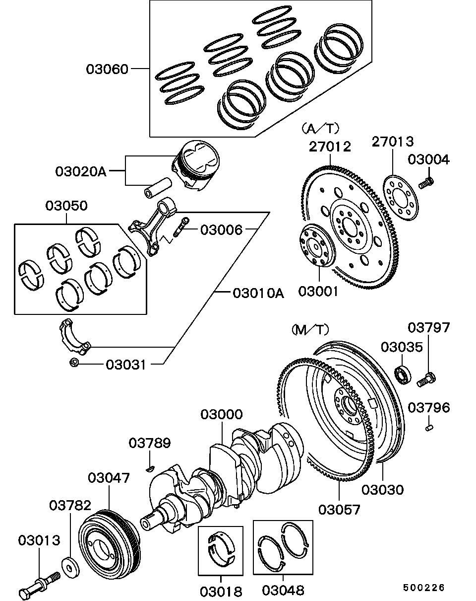 Коленвал для Мицубиси Паджеро Спорт 2004-2008