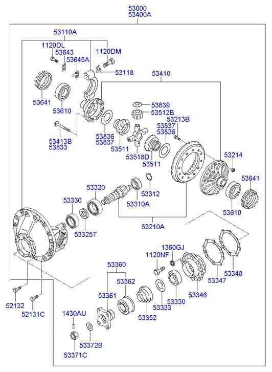 Ступица передняя для Хендай HD 2000-2012