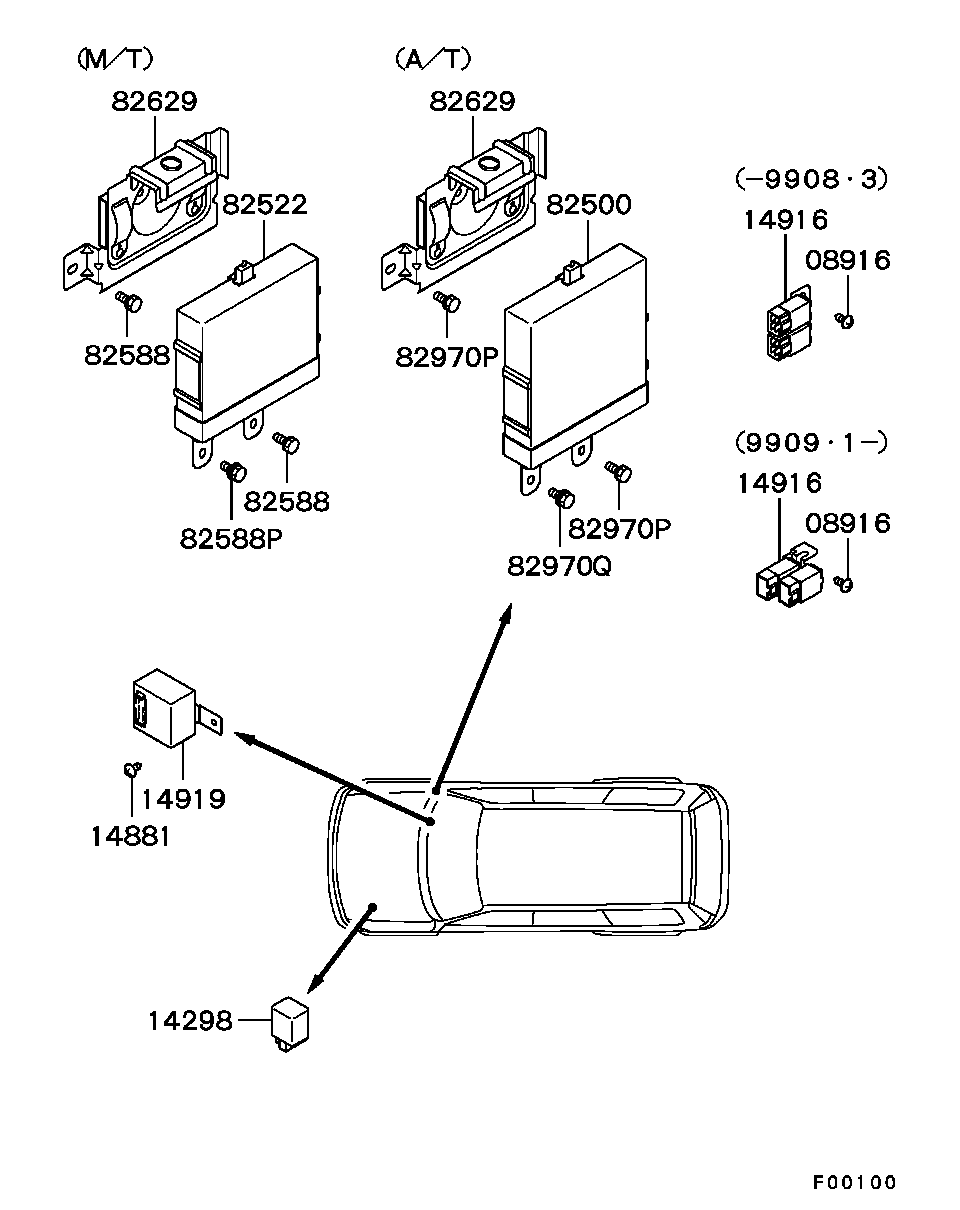 Блок управления двигателем для Мицубиси Паджеро Спорт 2004-2008