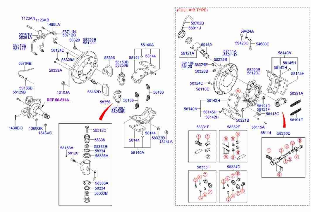 Барабан тормозной передний для Хендай HD 2000-2012