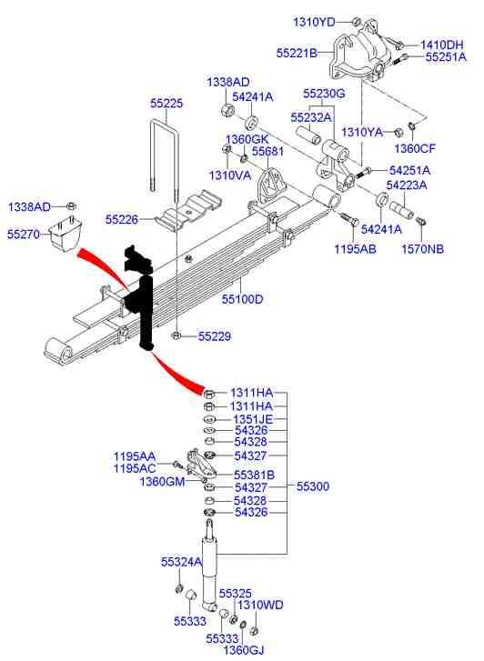 Рессора задняя для Хендай HD 2000-2012