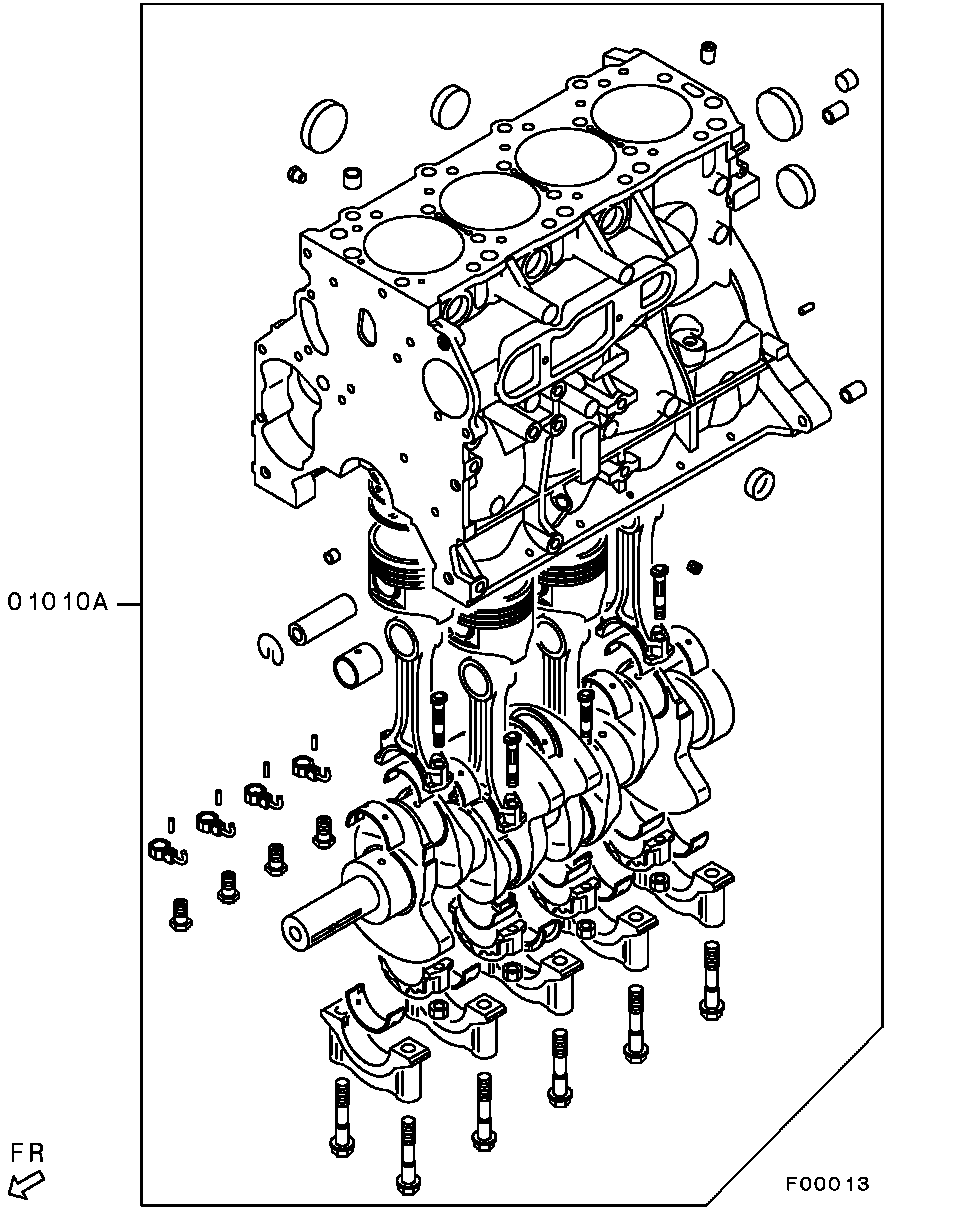 Двигатель в сборе для Мицубиси Паджеро Спорт 2008-2013