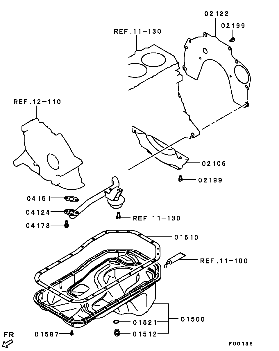 Поддон масляный для Мицубиси Паджеро Спорт 2008-2013