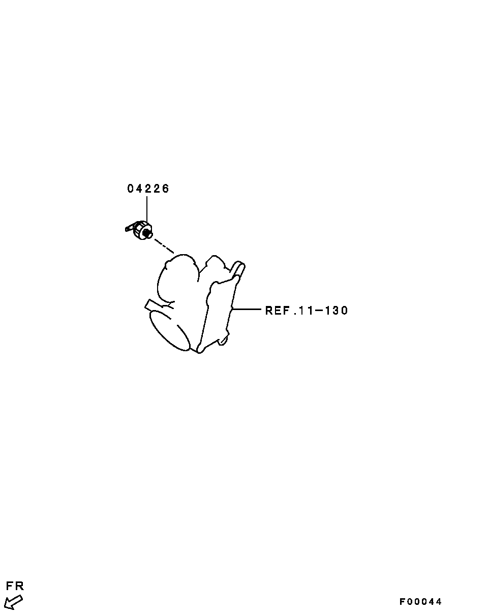 Датчик давления масла для Мицубиси Паджеро Спорт 2008-2013