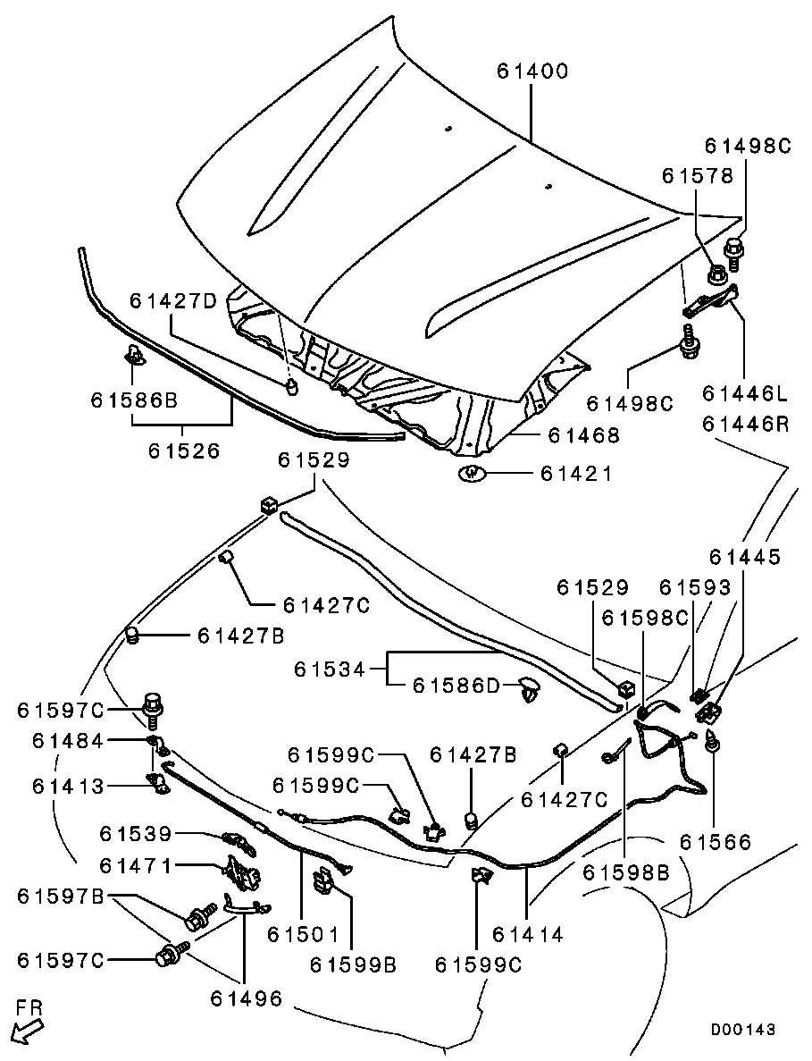 Капот для Мицубиси Паджеро Спорт 2008-2013