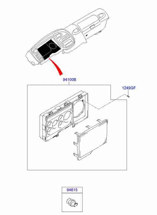 Щиток приборов для Хендай HD 2000-2012