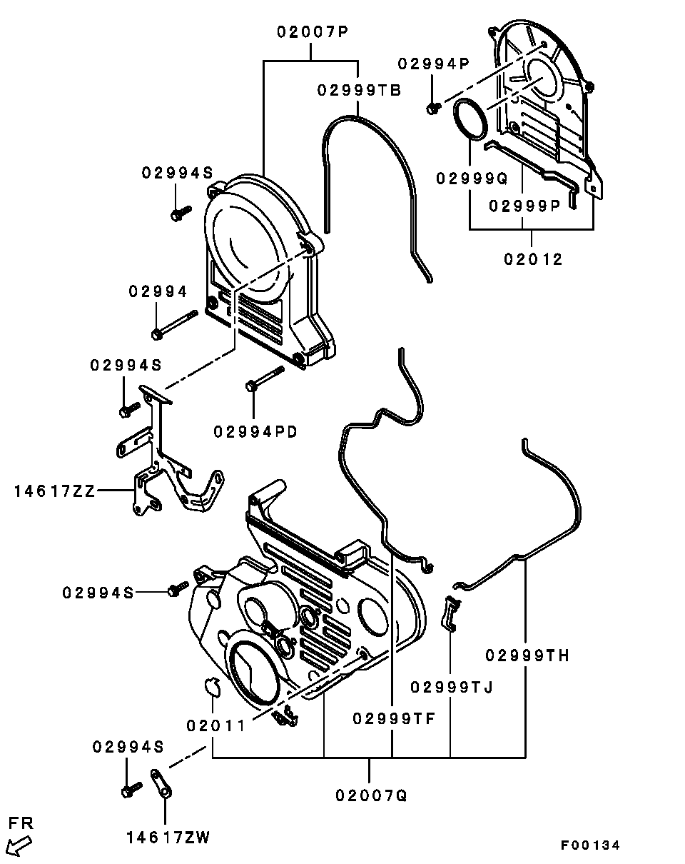 Крышка ГРМ для Мицубиси L-200 2006-2014