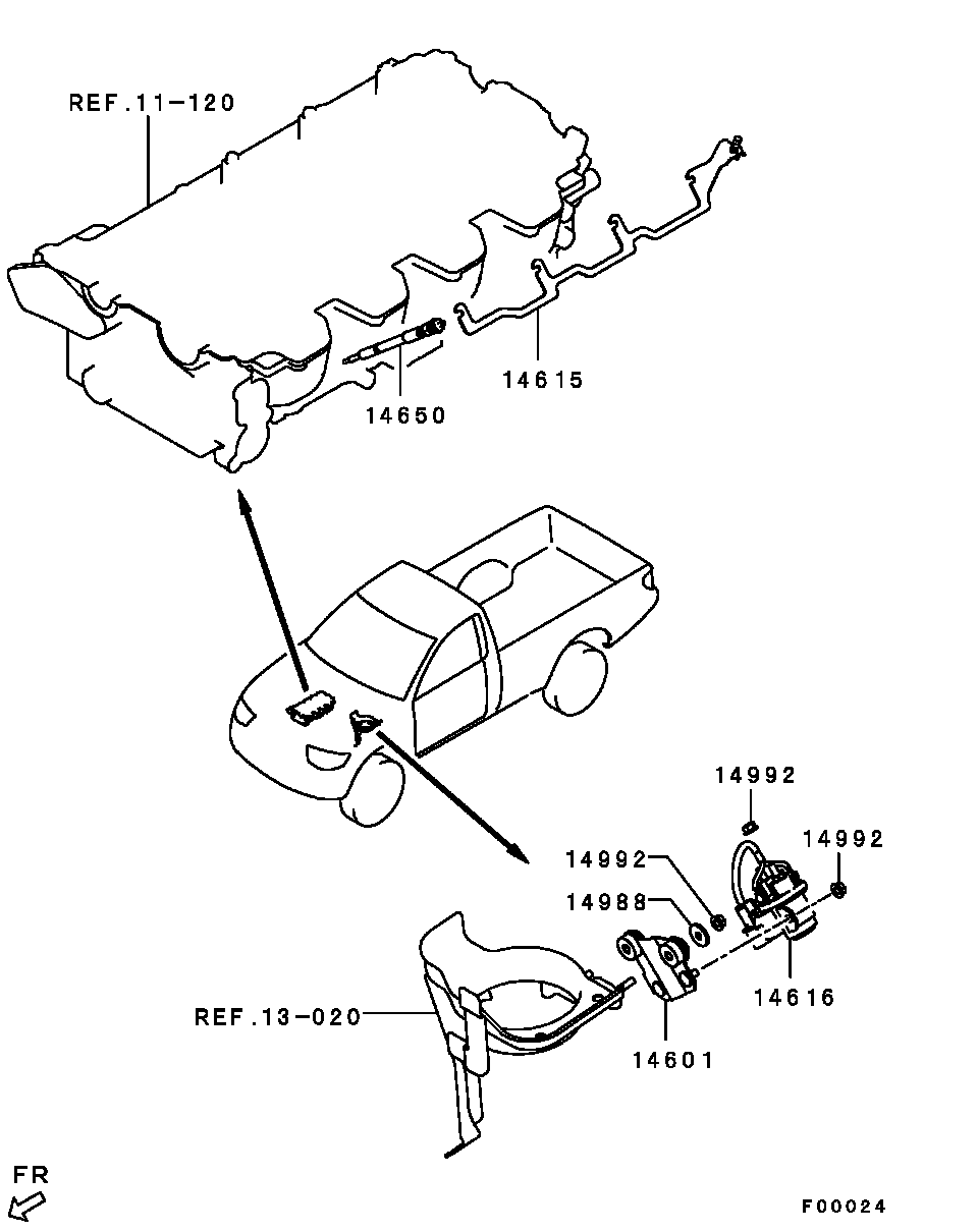 Свеча накала для Мицубиси L-200 2006-2014