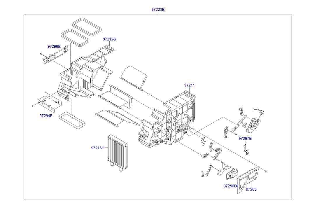 Радиатор отопителя для Хендай HD 2000-2012