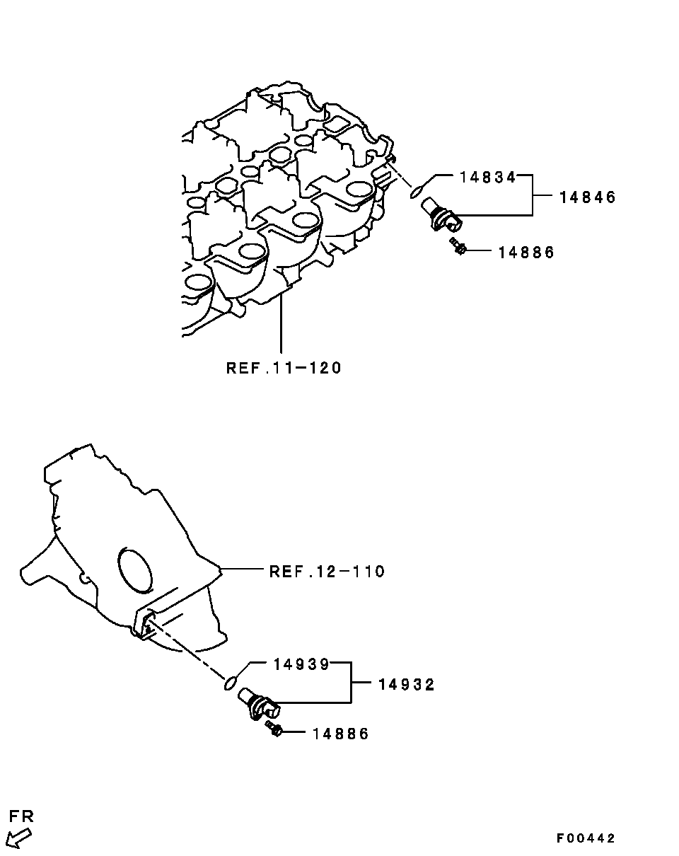 Датчик распредвала для Мицубиси L-200 2006-2014
