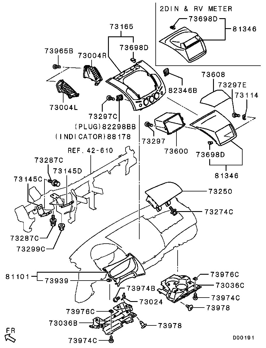 Подушка безопасности пассажира для Мицубиси L-200 2006-2014