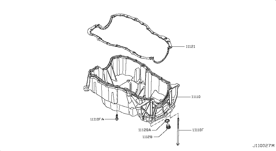 Поддон масляный для Ниссан Альмера 2012-2018
