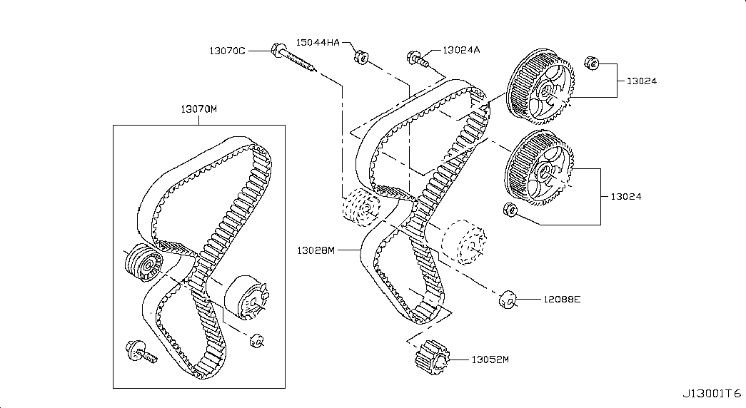 Ремень ГРМ для Ниссан Альмера 2012-2018