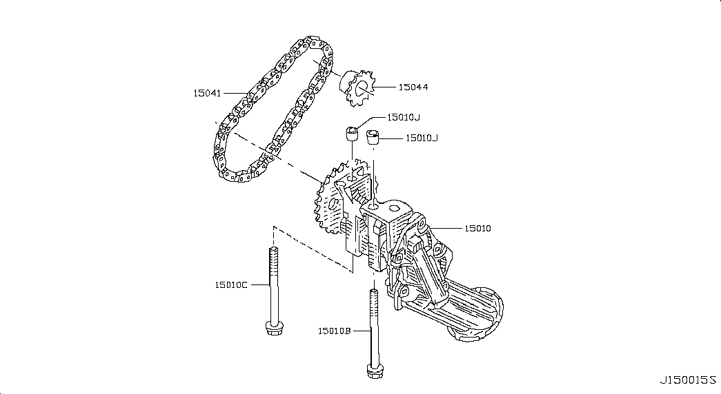 Масляный насос для Ниссан Альмера 2012-2018