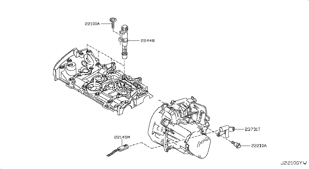 Катушка зажигания для Ниссан Альмера 2012-2018