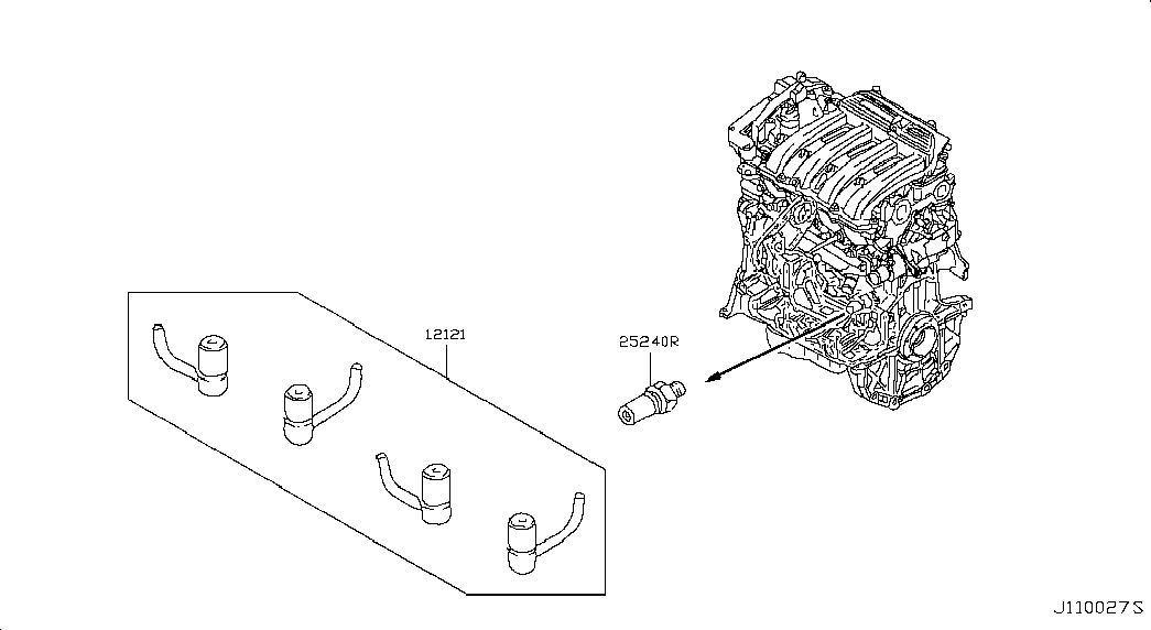 Датчик давления масла для Ниссан Альмера 2012-2018