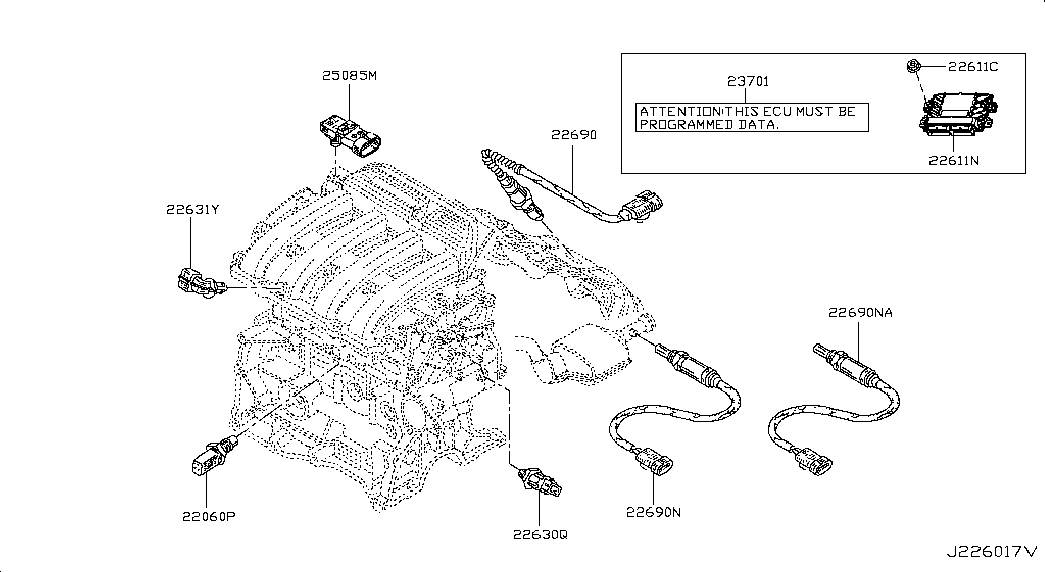 Лямбда зонд для Ниссан Альмера 2012-2018