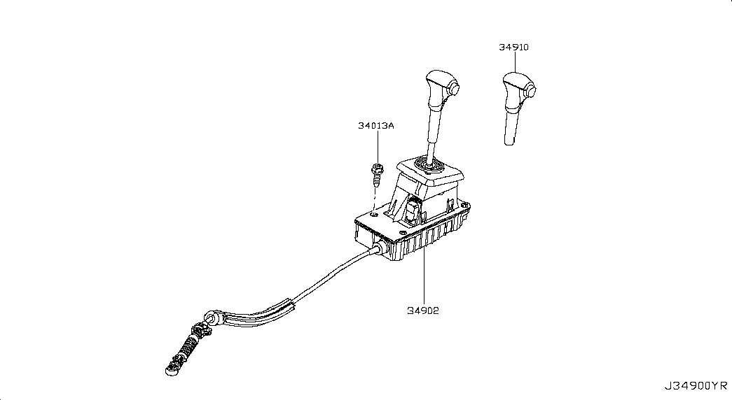 Рычаг переключения скоростей для Ниссан Альмера 2012-2018