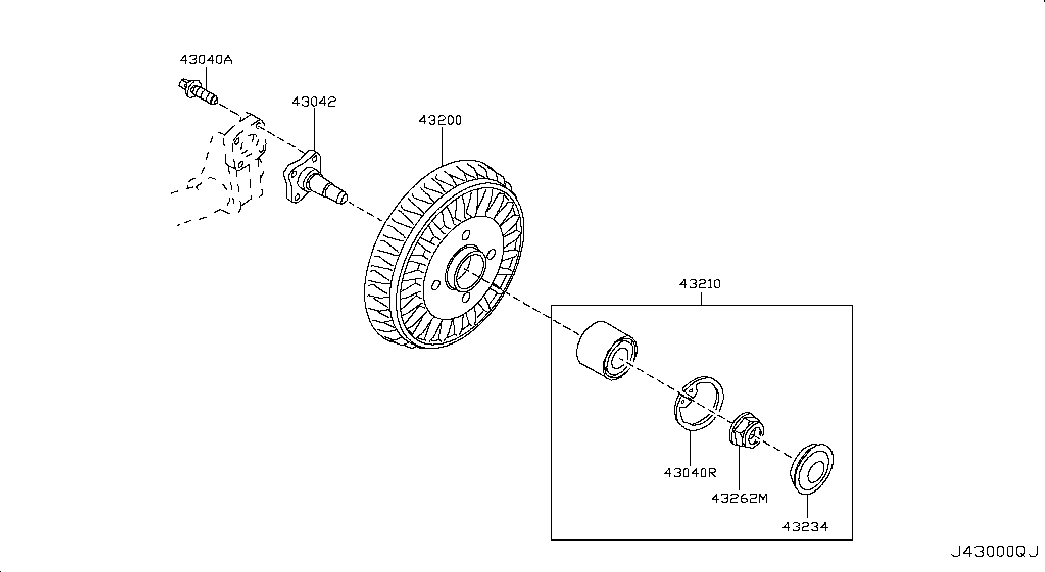 Диск тормозной задний для Ниссан Альмера 2012-2018