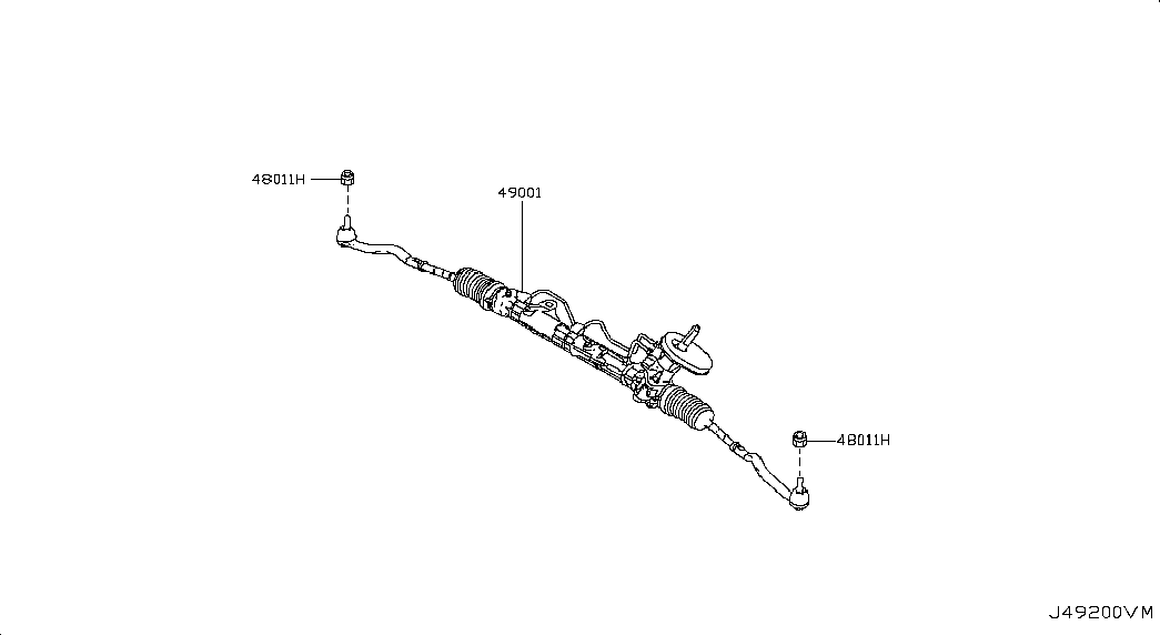 Рулевая рейка для Ниссан Альмера 2012-2018